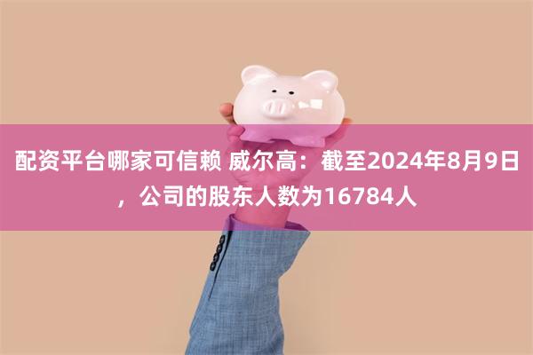 配资平台哪家可信赖 威尔高：截至2024年8月9日，公司的股东人数为16784人