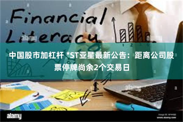 中国股市加杠杆 *ST亚星最新公告：距离公司股票停牌尚余2个交易日