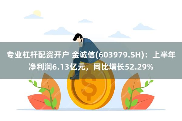 专业杠杆配资开户 金诚信(603979.SH)：上半年净利润6.13亿元，同比增长52.29%